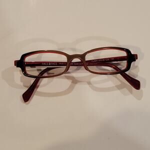 Face A Face FLASH COL 728 Red/White 47-18  Eyeglasses Frames Made in France
